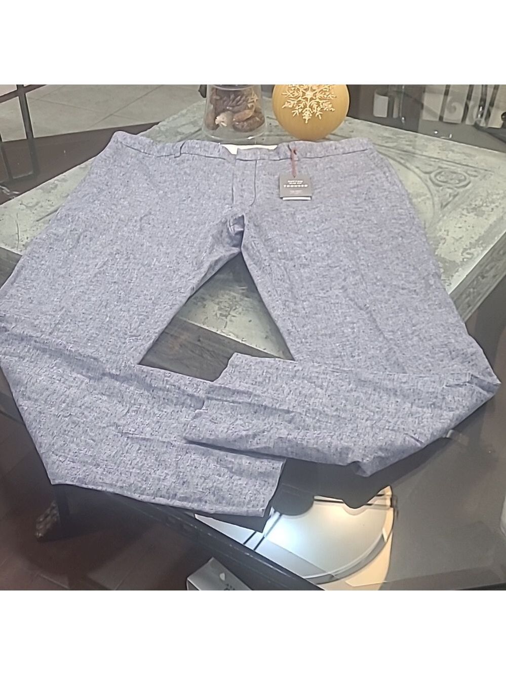 Club Monaco Mens Linen And Cotton Blend Dress Pants 36x32 New